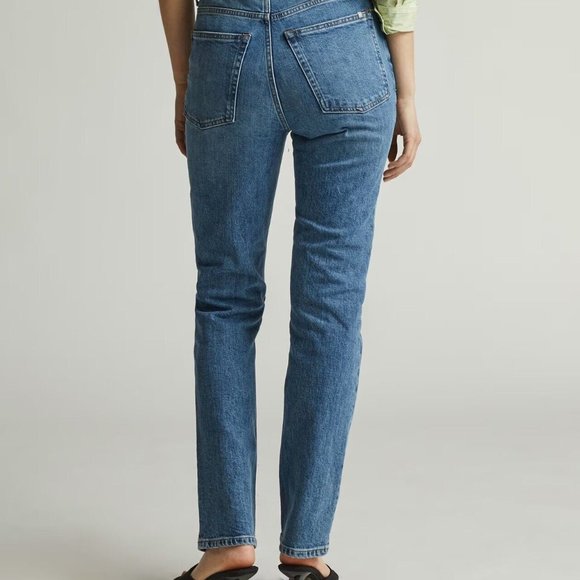 Everlane The Way-High Slim Jeans Size 28 NWOT High Rise Sail Blue Women’s - Picture 4 of 4